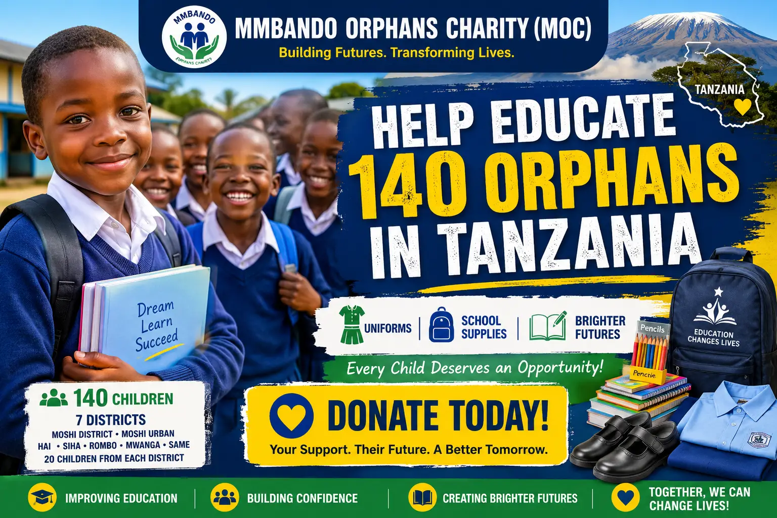 Kilimanjaro Primary Education Support Program for Orphans and Vulnerable Children