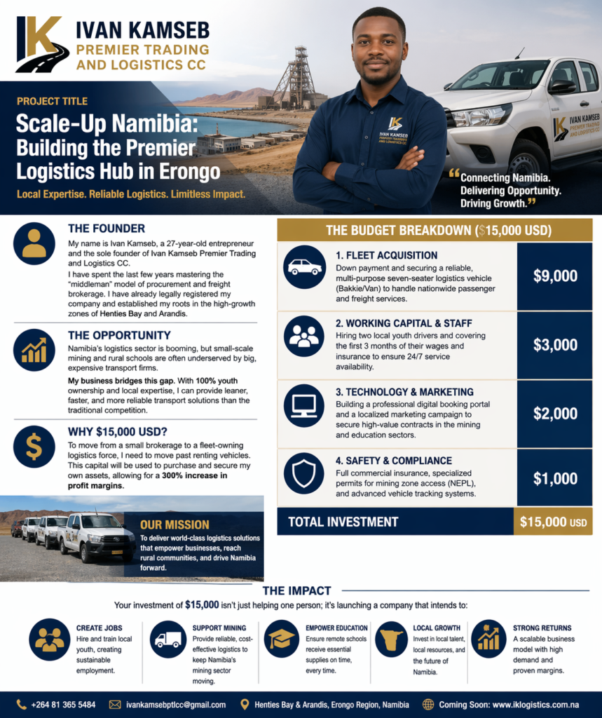 Ivan kamseb premier trading and logistics cc
