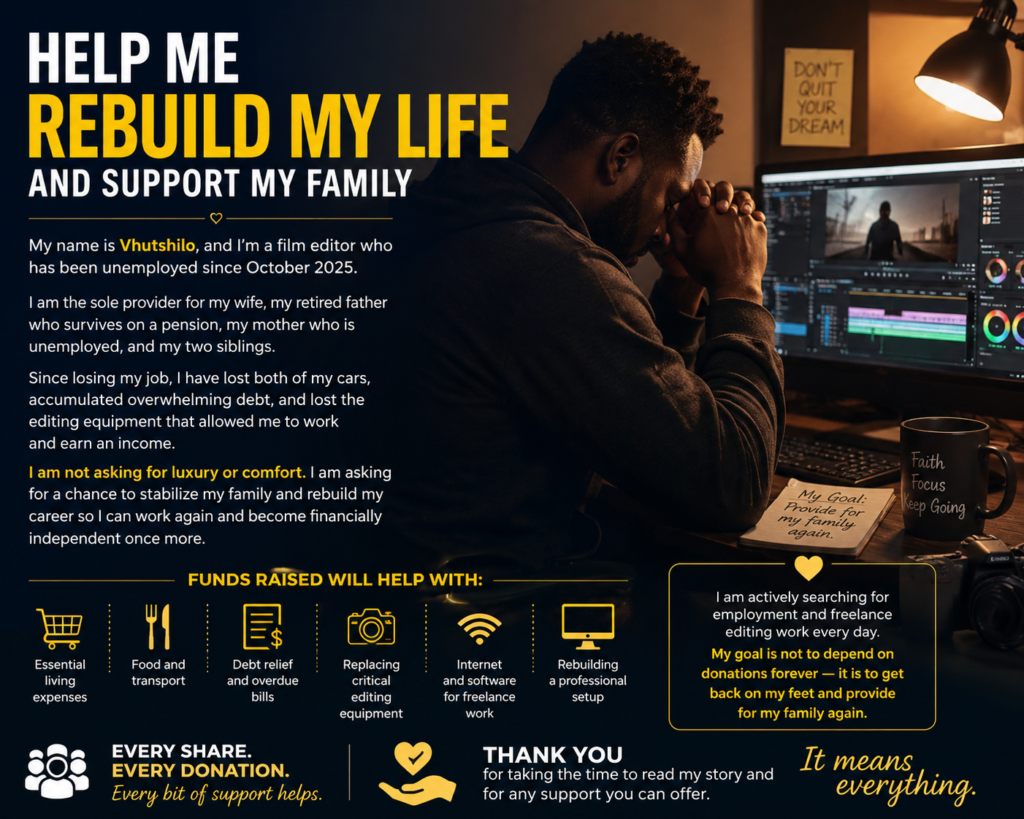 Help Me Rebuild My Life and Support My Family