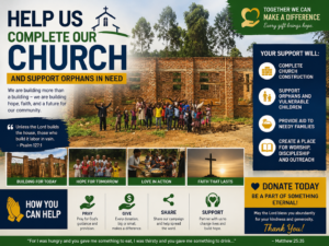 Help Us Complete Our Church and Support Orphans in Need