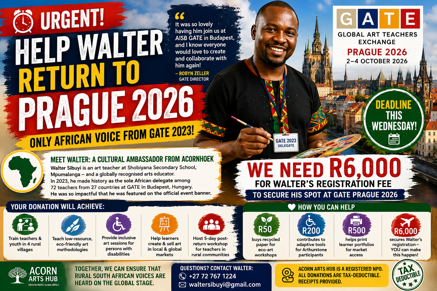 Help Walter Prague