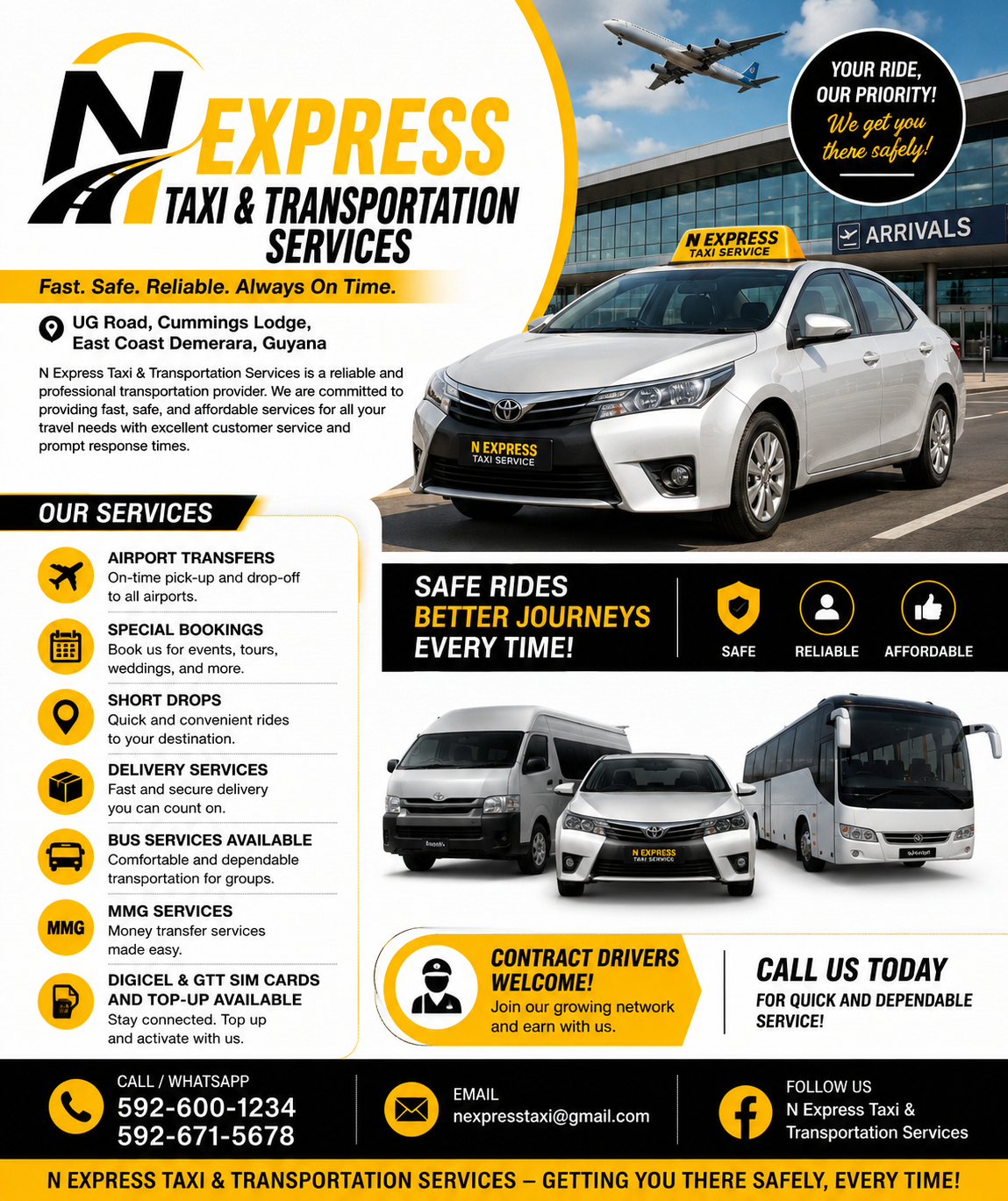N Express Taxi Transportation Services