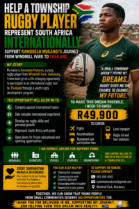 Rugby Player Represent South
