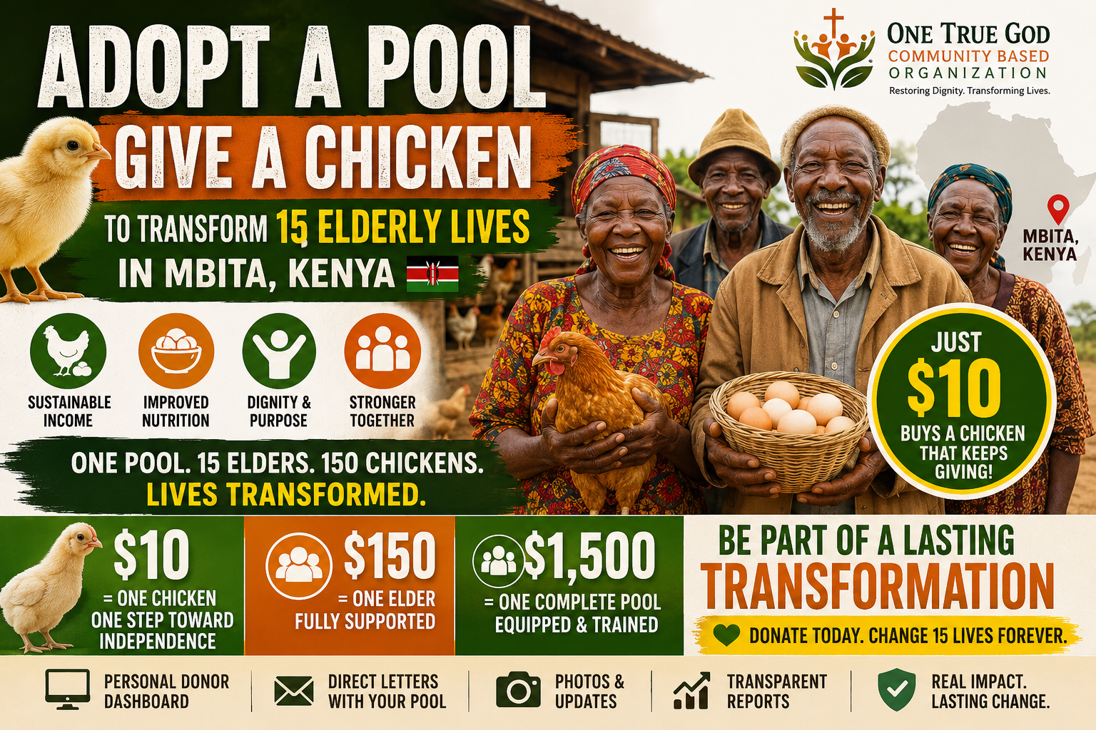 Give a Chicken to Transform
