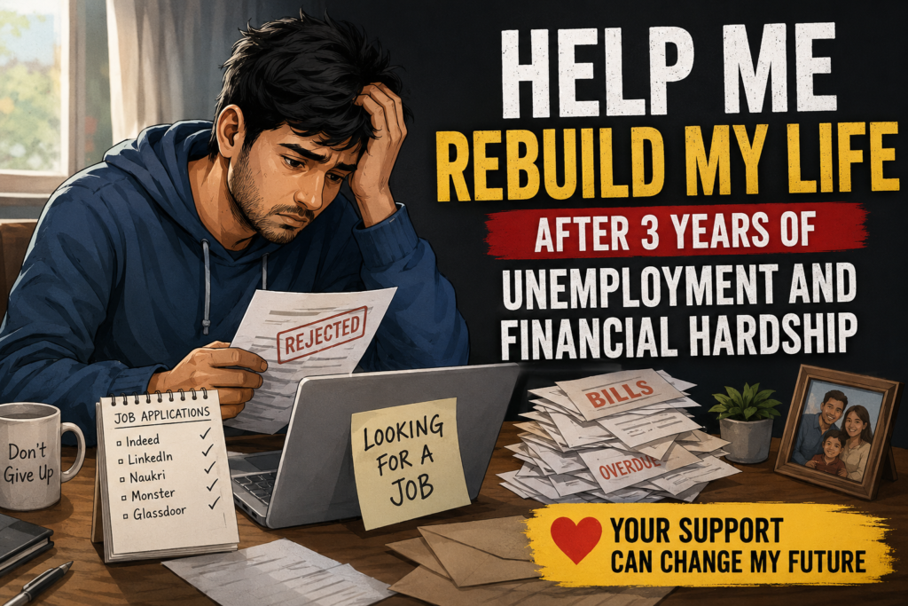 Help Me Rebuild My Life After Years of Unemployment and Financial Hardship