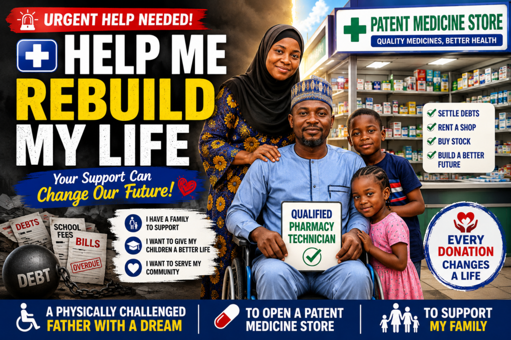 Help Mohammed Overcome Debt and Open a Patent Medicine Store to Support His Family