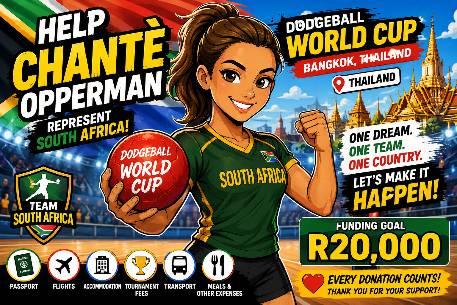 Join Chantè's Dodgeball Dream!