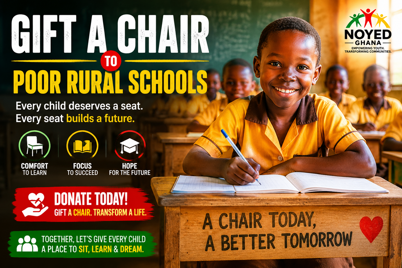 Gift a Chair to Poor Rural School