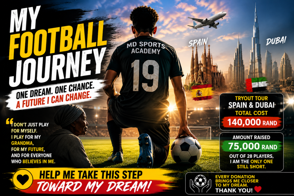 Help Me Chase My Dream of Becoming a Professional Football Player