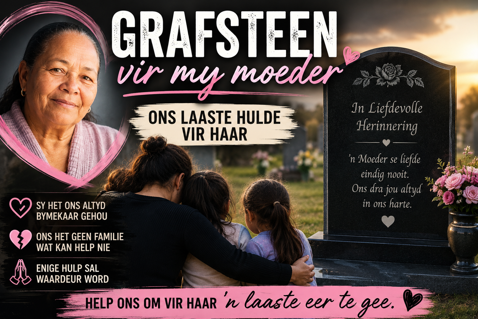 GRAVESTONE FOR MY MOTHER